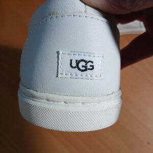 UGG White Leather Slip-on Sneakers - NWOT